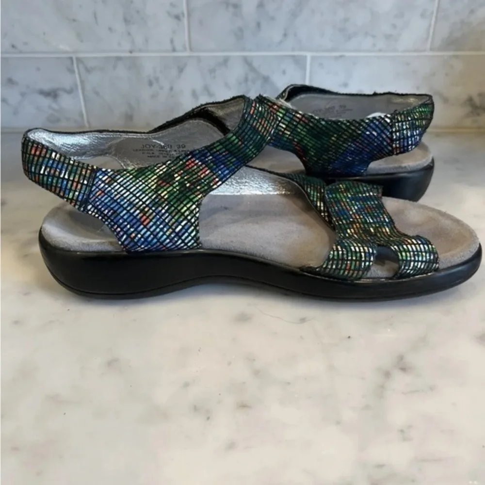 Alegria Joy River Primetime‎ Rave adjustable sandal sz 39/8